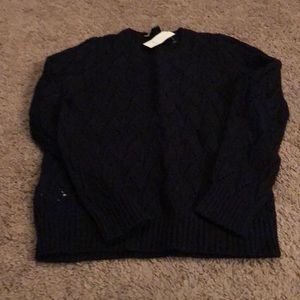 Navy sweater